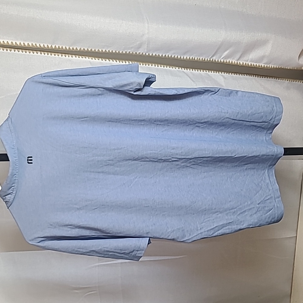 TRAVIS MATHEW JADEYLADY BABY CHEST PENCIL STRIPE SHIRT Large - Picture 5 of 5
